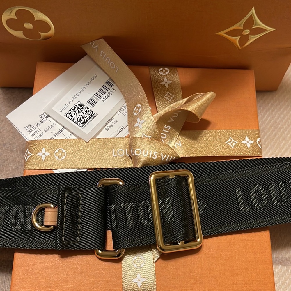 Louis Vuitton Multi Pochette accessories Khaki “green”  strap